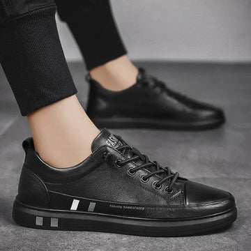 Elegant Sneakers in Genuine Leather
